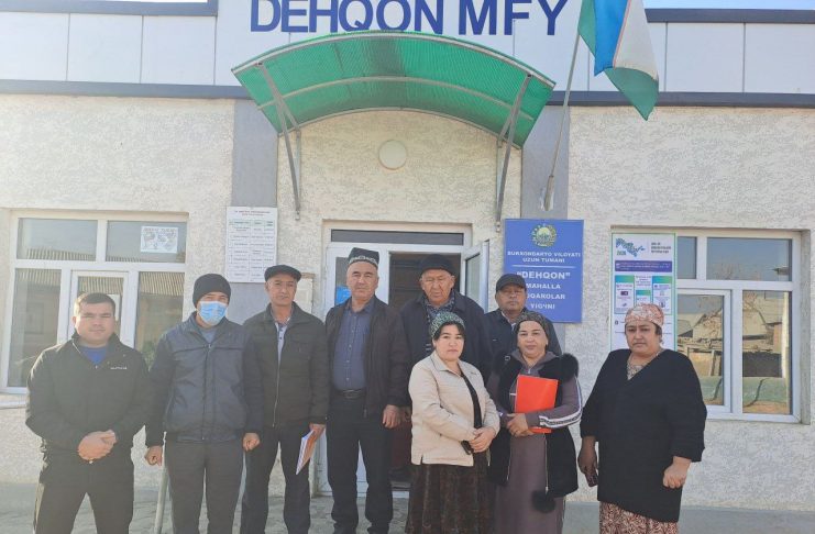 Uzun tuman Sanepid bo’limi xodimlari Yangicha maxallabay ishlash tizimi davom etmoqda.