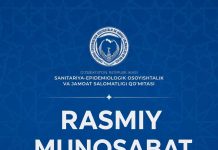 Ijtimoiy tarmoqlarda Sariosiyo tumanidagi 12-son davlat maktabgacha ta’lim tashkilotida sanitariya-epidemiologiya talablariga rioya etilmayotgani yuzasidan tarqalgan murojaat Surxondaryo viloyati Sanitariya-epidemiologik osoyishtalik va jamoat salomatligi boshqarmasi tizimi tomonidan belgilangan tartibda o‘rganildi.